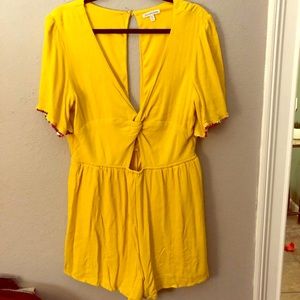 A gorgeous yellow romper